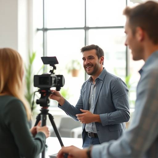 Extracto de un video corporativo para una empresa tecnológica